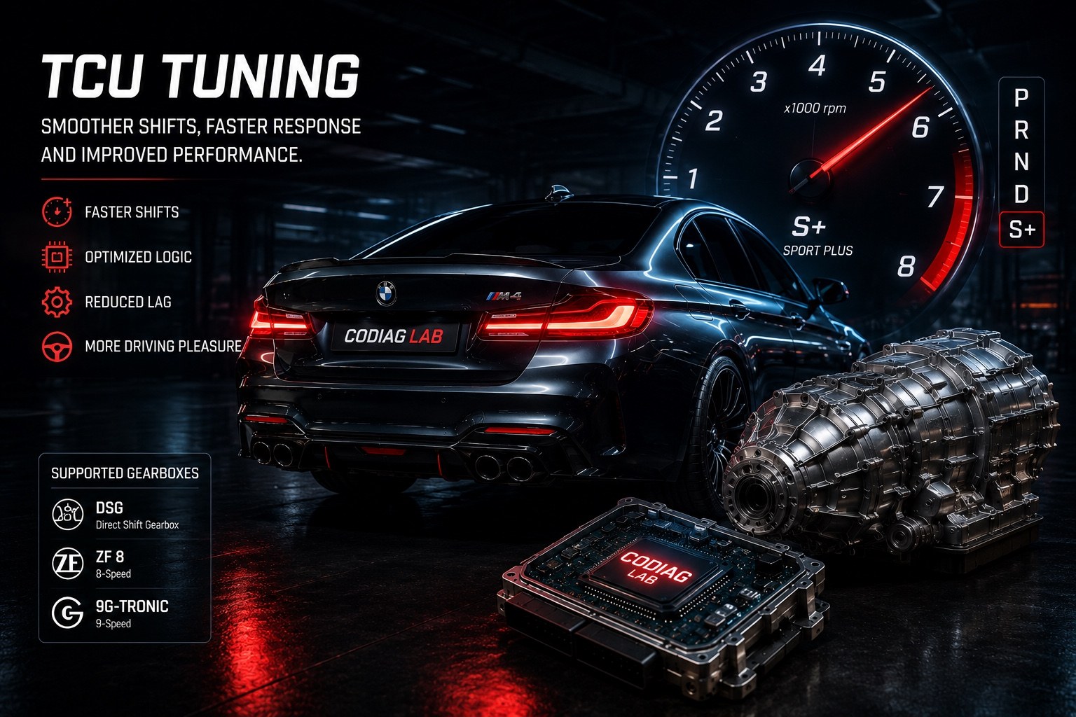 TCU tuning performance card